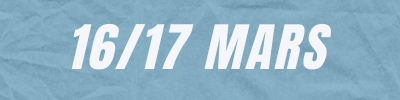 Week-end 16-17 mars 2024